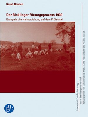 cover image of Der Ricklinger Fürsorgeprozess 1930